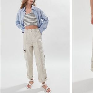 UO BDG Blaine high waisted skate jean in ivory NWT